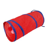 Maxbell Pop Up Cat Dog Pet Rabbit Puppy Play Tunnel Exercise Activity Toy Red
