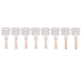 Maxbell 75MM 27.5/10/37.5 Brass Cylinder Door Lock Barrel Anti-Snap/ Drill + 8 keys