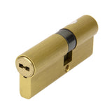 Maxbell 75MM 27.5/10/37.5 Brass Cylinder Door Lock Barrel Anti-Snap/ Drill + 8 keys