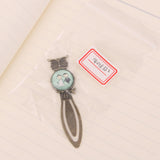 Maxbell Ducument Bookmark Reading Marker Stationery Metal Paper Clip Cute Newlyweds
