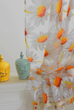 Maxbell 250x100cm Sunflower Voile Window Treatment Curtain Sheer Panel Tulle Divider