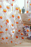 Maxbell 250x100cm Sunflower Voile Window Treatment Curtain Sheer Panel Tulle Divider