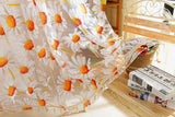 Maxbell 1x2M Sunflower Voile Window Burnt-Out Curtain Sheer Panel Balcony Divider