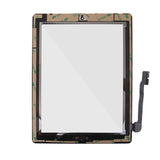 Maxbell Touch Screen Digitizer Assembly w/ Home Button Adhesive for iPad 3/4 BLK