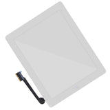 Maxbell Touch Screen Digitizer Assembly Home Button Adhesive for iPad 3/4 White