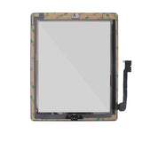 Maxbell Touch Screen Digitizer Assembly Home Button Adhesive for iPad 3/4 White