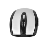 Maxbell Slim 2.4GHz Wireless Optical Mouse Cordless Mice USB 2.0 Receiver For Laptop Silver