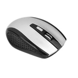 Maxbell Slim 2.4GHz Wireless Optical Mouse Cordless Mice USB 2.0 Receiver For Laptop Silver