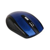 Maxbell 2.4GHz Wireless Optical Mouse &USB Receiver Adjustable DPI for PC Laptop Desktop -Blue