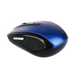 Maxbell 2.4GHz Wireless Optical Mouse &USB Receiver Adjustable DPI for PC Laptop Desktop -Blue