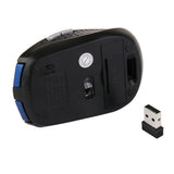 Maxbell 2.4GHz Wireless Optical Mouse &USB Receiver Adjustable DPI for PC Laptop Desktop -Blue