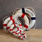 Maxbell Welcome Blue Nautical Wall Decor Ship Boat Ring Life Buoy Preserver 20cm