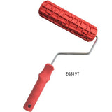 Maxbell 7inch Brick Wall Pattern Embossed Painting Roller with Plastic Handle