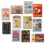 Maxbell 20x30cm Vintage Metal Tin Sign Plaque Wall Art Poster Cafe Bar Pub Beer #7