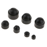 145 Pieces Dome Hex Bolt Nut Head Caps Cover Plastic Black M4 M5 M6 M8 M10 M12 - Aladdin Shoppers
