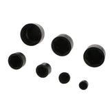 145 Pieces Dome Hex Bolt Nut Head Caps Cover Plastic Black M4 M5 M6 M8 M10 M12 - Aladdin Shoppers