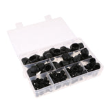 145 Pieces Dome Hex Bolt Nut Head Caps Cover Plastic Black M4 M5 M6 M8 M10 M12 - Aladdin Shoppers
