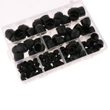 145 Pieces Dome Hex Bolt Nut Head Caps Cover Plastic Black M4 M5 M6 M8 M10 M12 - Aladdin Shoppers