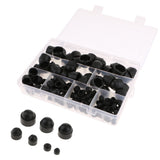 145 Pieces Dome Hex Bolt Nut Head Caps Cover Plastic Black M4 M5 M6 M8 M10 M12 - Aladdin Shoppers