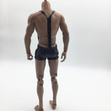 1/6 Male PU Leather Straps shorts for 12'' Action Figure Black - Aladdin Shoppers
