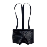 1/6 Male PU Leather Straps shorts for 12'' Action Figure Black - Aladdin Shoppers