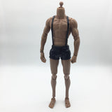 1/6 Male PU Leather Straps shorts for 12'' Action Figure Black - Aladdin Shoppers