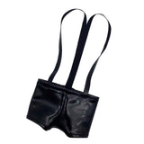1/6 Male PU Leather Straps shorts for 12'' Action Figure Black - Aladdin Shoppers