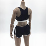 1/6 Scale Women Sports Suit Set Female Clothes for 12inch Action Figure Body Doll Toy Accessory - Aladdin Shoppers