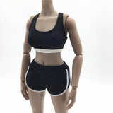 1/6 Scale Women Sports Suit Set Female Clothes for 12inch Action Figure Body Doll Toy Accessory - Aladdin Shoppers