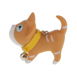 Maxbell Fashion Key Ring Lovely Kitten Pendant Keychain for Girls-Yellow