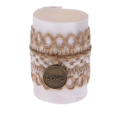 Maxbell Wedding Feast Brown Napkin Rings Serviette Holder Dinner Table Party Favor