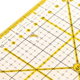 Maxbell 15*15cm Clear Quilting Patchwork Acrylic Rulers Sewing Tools Crafts