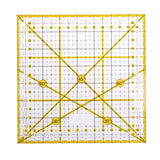 Maxbell 15*15cm Clear Quilting Patchwork Acrylic Rulers Sewing Tools Crafts