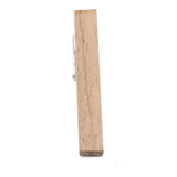 Maxbell Men Vintage Classic Wood Simple Necktie Tie Wedding Bar Clasp Clip Clamp Pin