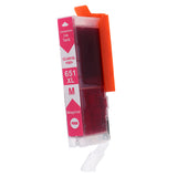 Maxbell Ink Cartridges CLI 651 PGI 650 for Canon Pixma  MG6360 MG5460 IP7260 Printer Magenta
