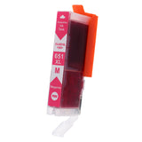 Maxbell Ink Cartridges CLI 651 PGI 650 for Canon Pixma  MG6360 MG5460 IP7260 Printer Magenta