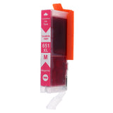 Maxbell Ink Cartridges CLI 651 PGI 650 for Canon Pixma  MG6360 MG5460 IP7260 Printer Magenta