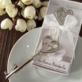 Maxbell Double Hearts Key Pattern Beer Pop Can Opener Wedding Party Accessory