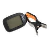 Maxbell Clip on LCD Digital Chromatic Electric Guitar Tuner for Bass Ukulele Banjo Mandolin Black