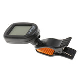 Maxbell Clip on LCD Digital Chromatic Electric Guitar Tuner for Bass Ukulele Banjo Mandolin Black