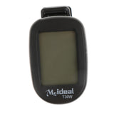 Maxbell Clip on LCD Digital Chromatic Electric Guitar Tuner for Bass Ukulele Banjo Mandolin Black