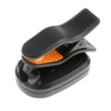 Maxbell Clip on LCD Digital Chromatic Electric Guitar Tuner for Bass Ukulele Banjo Mandolin Black
