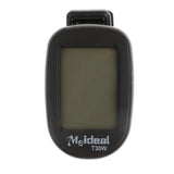 Maxbell Clip on LCD Digital Chromatic Electric Guitar Tuner for Bass Ukulele Banjo Mandolin Black