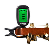 Maxbell Clip on LCD Digital Chromatic Electric Guitar Tuner for Bass Ukulele Banjo Mandolin Black