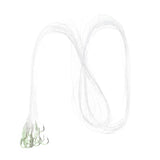 Maxbell 20pcs Shine Luminous Fishing Hooks with String Barbed Jig Hook Tackle #22