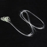 Maxbell 20pcs Shine Luminous Fishing Hooks with String Barbed Jig Hook Tackle #22