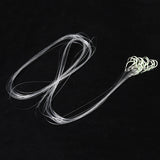 Maxbell 20pcs Shine Luminous Fishing Hooks with String Barbed Jig Hook Tackle #22