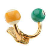 Maxbell Door Wall Mounted Hanging Coat/Robe Billiards Decor Double Hook Hanger