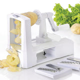 Maxbell Spiral Vegetable Potato Slicer Cutter Chopper Spiralizer Shred Fruit Peeler