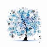 Maxbell 5D Diamond Painting Tree Embroider Cross Stitch Craft DIY Home Wall Decor Kids Educational Gift Winter